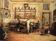 hans werer henze The mid-18th century a group of musicians take part in the main Chamber of Commerce fortrose apartment in Naples, Italy USA oil painting artist